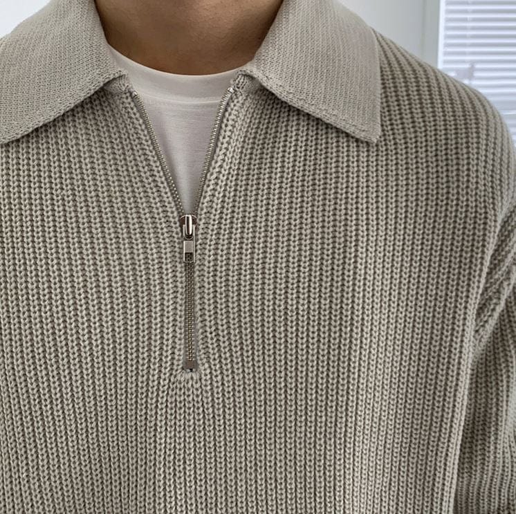 Knitted men's sweater