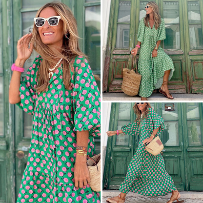 Mila | Green summer dress