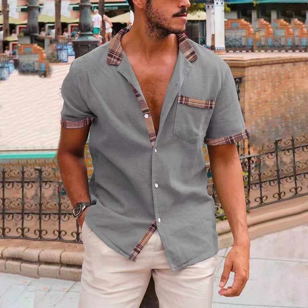 Short arm shirt for men