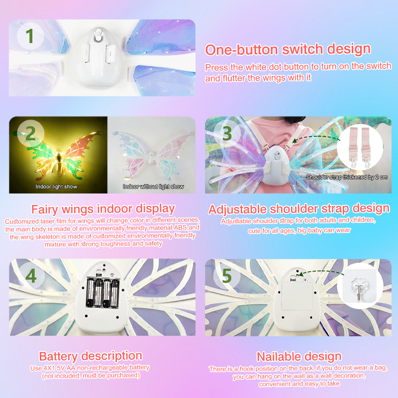 FairyWings™ - Electric Butterfly Wings [Last Day Discount]