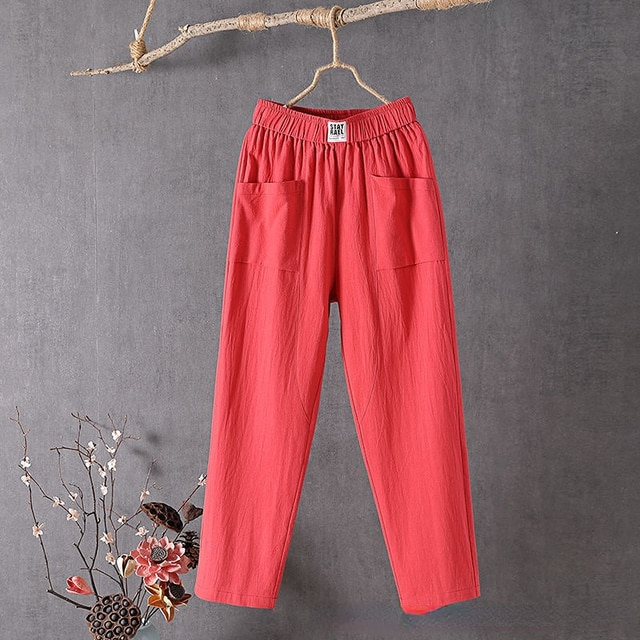 Linen trousers