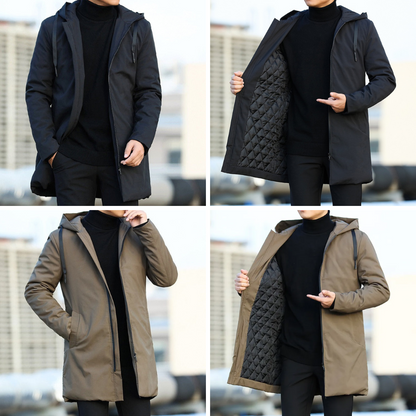 Feeded men's coat