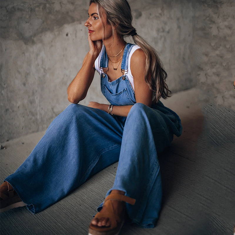 (50% off) Selena™ - Denim Jumpsuit [Last Day Discount]