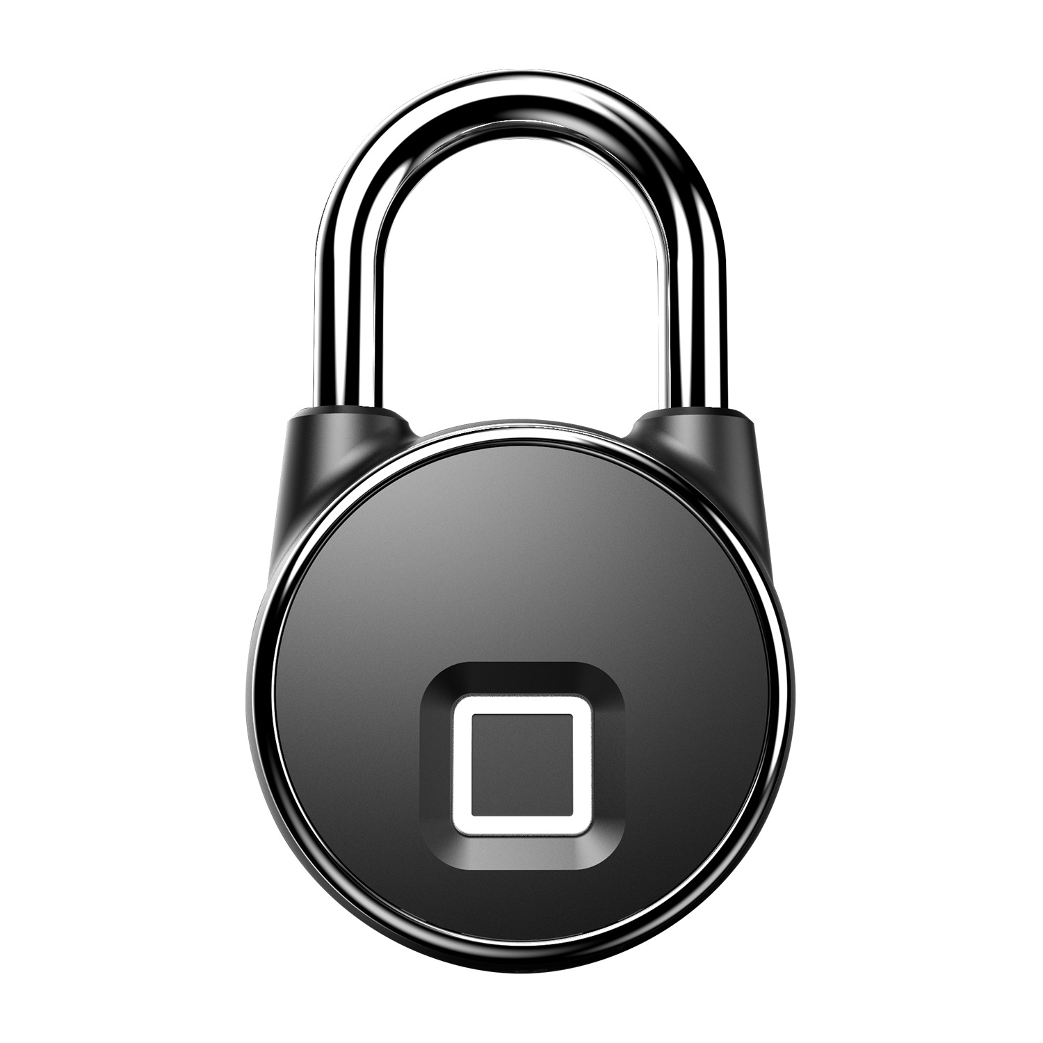 Black Anti-Theft Smart Fingerprint Padlock 