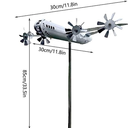 (50% off) SuperBomber™ - Handcrafted B-29 Airplane Windmill [Last Day Discount] 