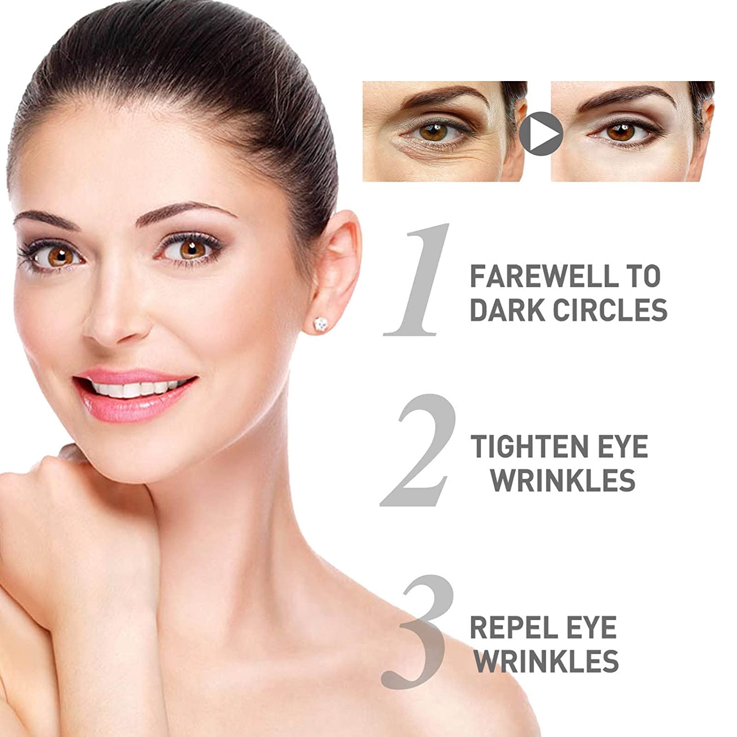 1+1 FREE | MiracleEye™ | Wrinkle Eraser Firming Eye Cream [Last Day Discount]