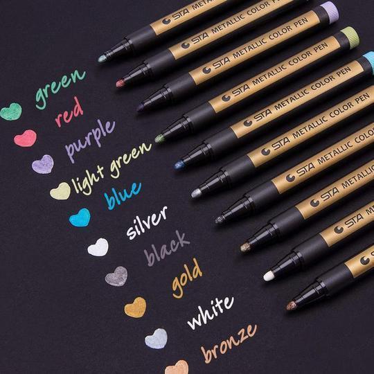 (5+5 Free) ColorMarker™ - Colorful waterproof colored pens for any surface 【Last day discount】