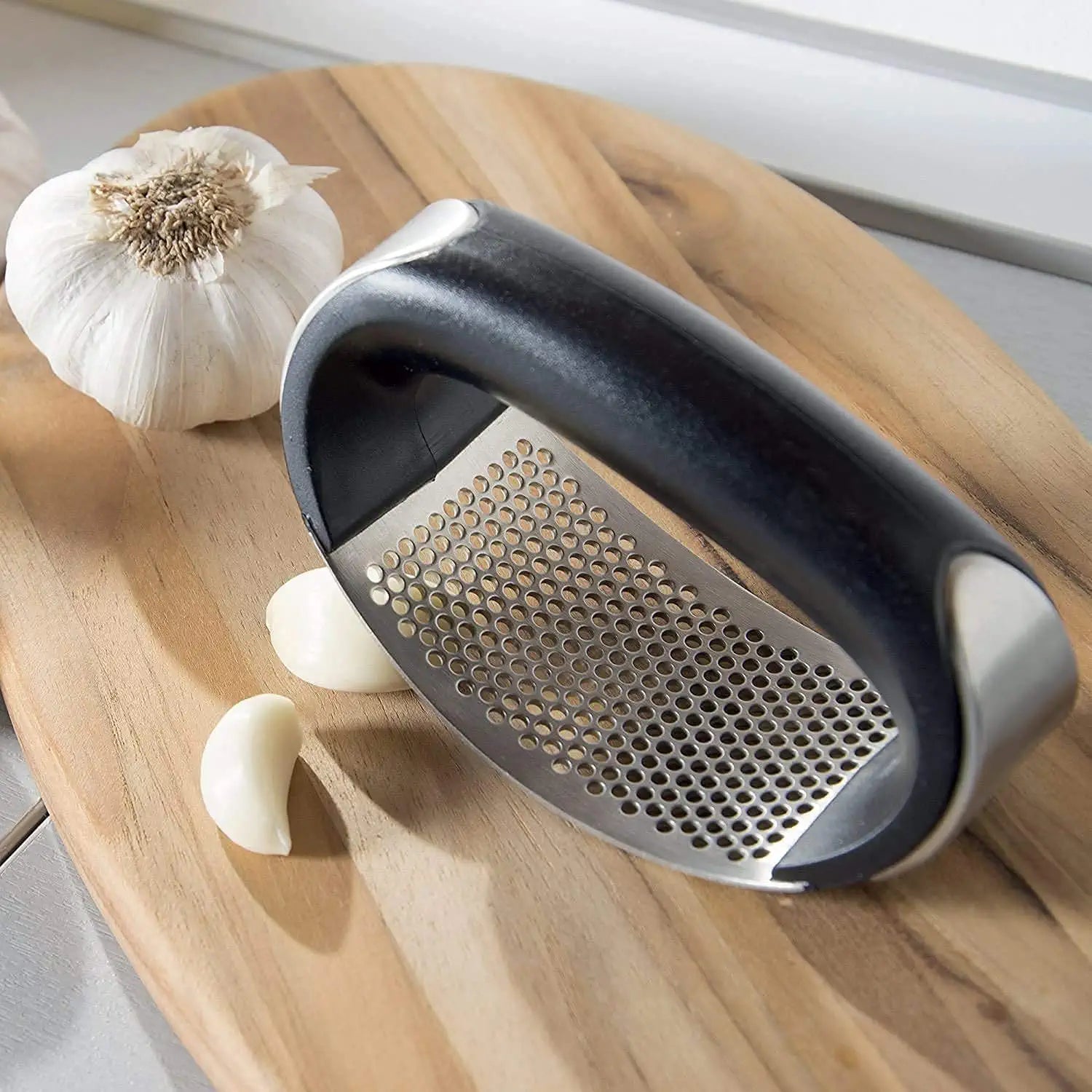 Vegetable Press | Garlic/Vegetable Hand Press Made of Stainless Steel 【Last Day Discount】 