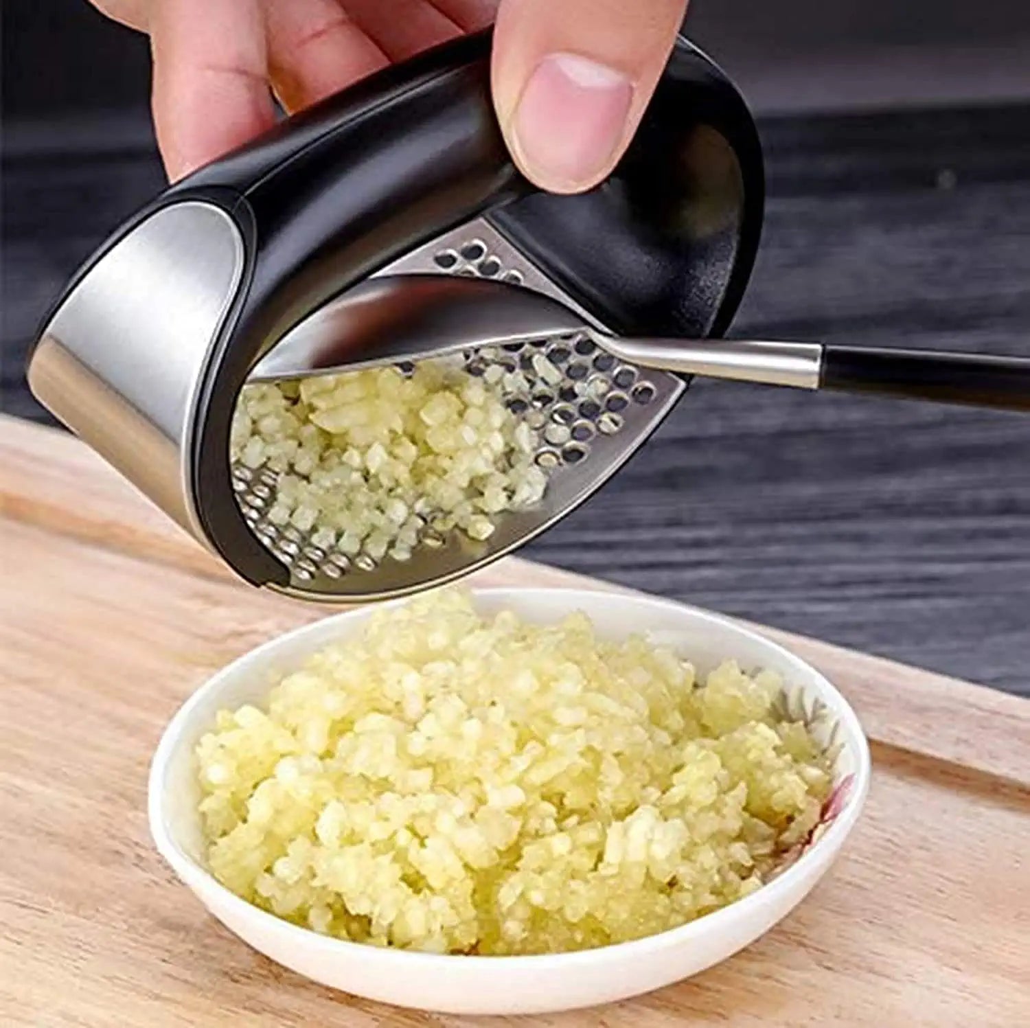 Vegetable Press | Garlic/Vegetable Hand Press Made of Stainless Steel 【Last Day Discount】 