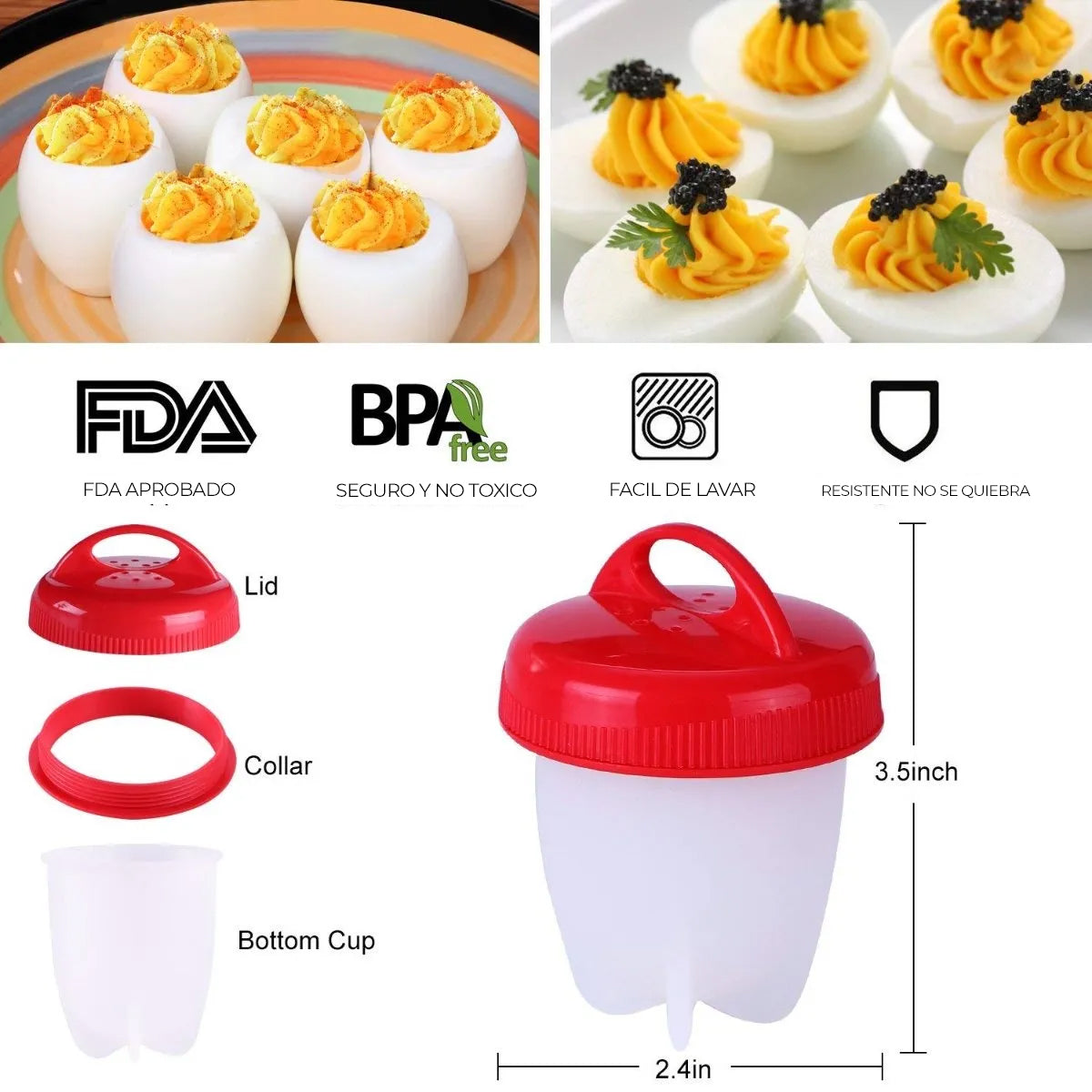 Kitchenaid™ Perfect Hard Boiled Egg in One Minute! | 6+6 FREE 【Last Day Discount】 