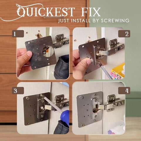 (5+5 FREE) HingeFix™ - Squeaky doors are a thing of the past [Last day discount]