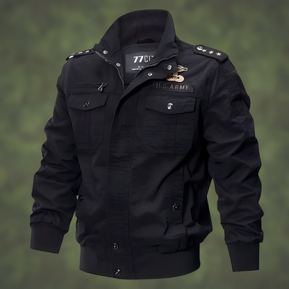 Military bomber jacket for men