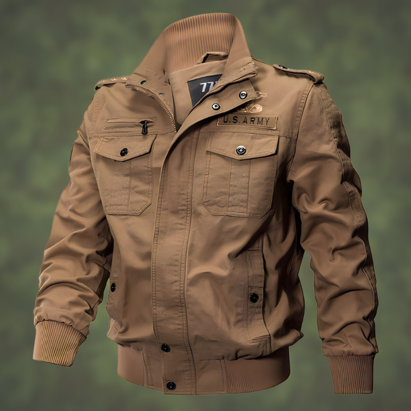 Military bomber jacket for men