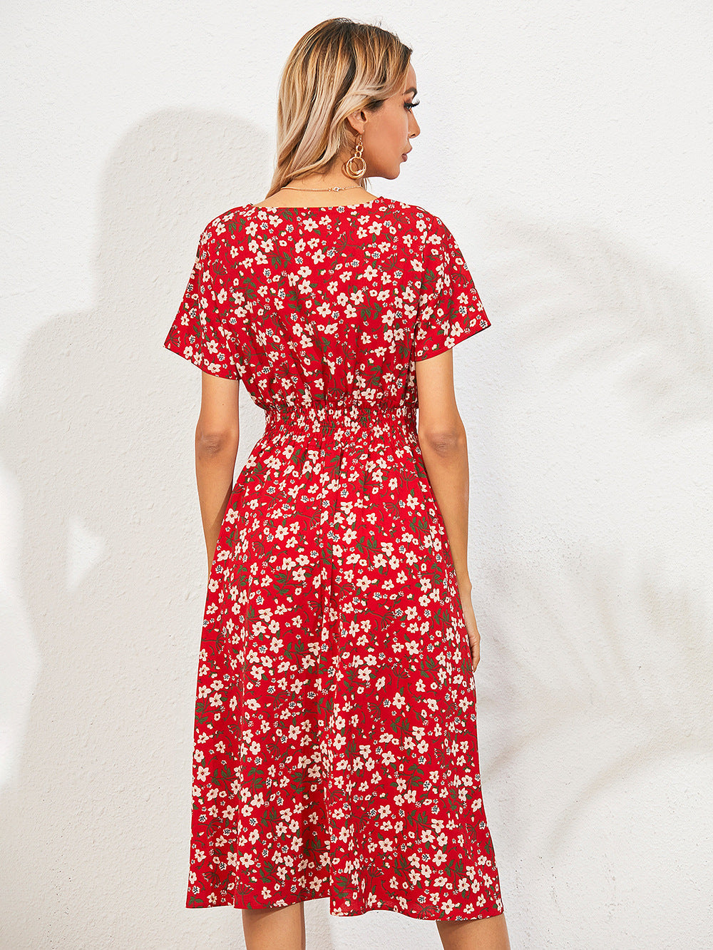 (50% off) FloralThreads™ - Elegant Floral Summer Dress [Last Day Discount]