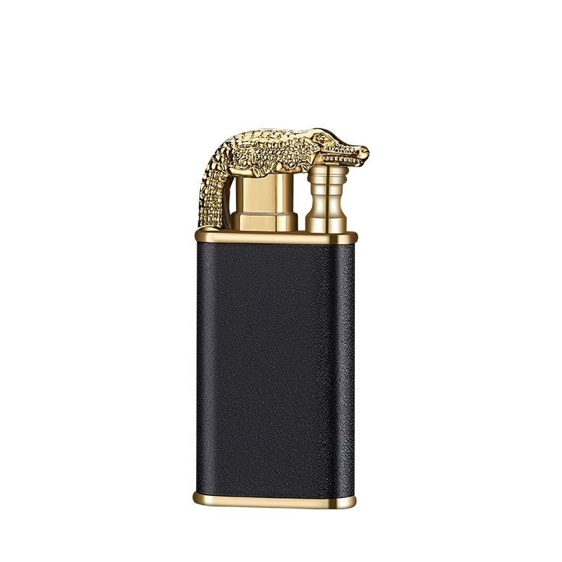 Flame Metal Lighter Crocodile