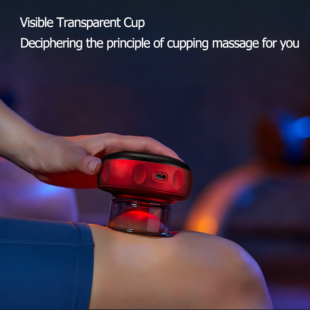 Electric vacuum cupping massage body shells