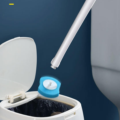 Toilet brush that can be made away