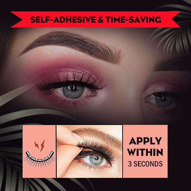 1+2 FREE SweetGlace™ | Reusable self-adhesive eyelashes【Last day discount】 