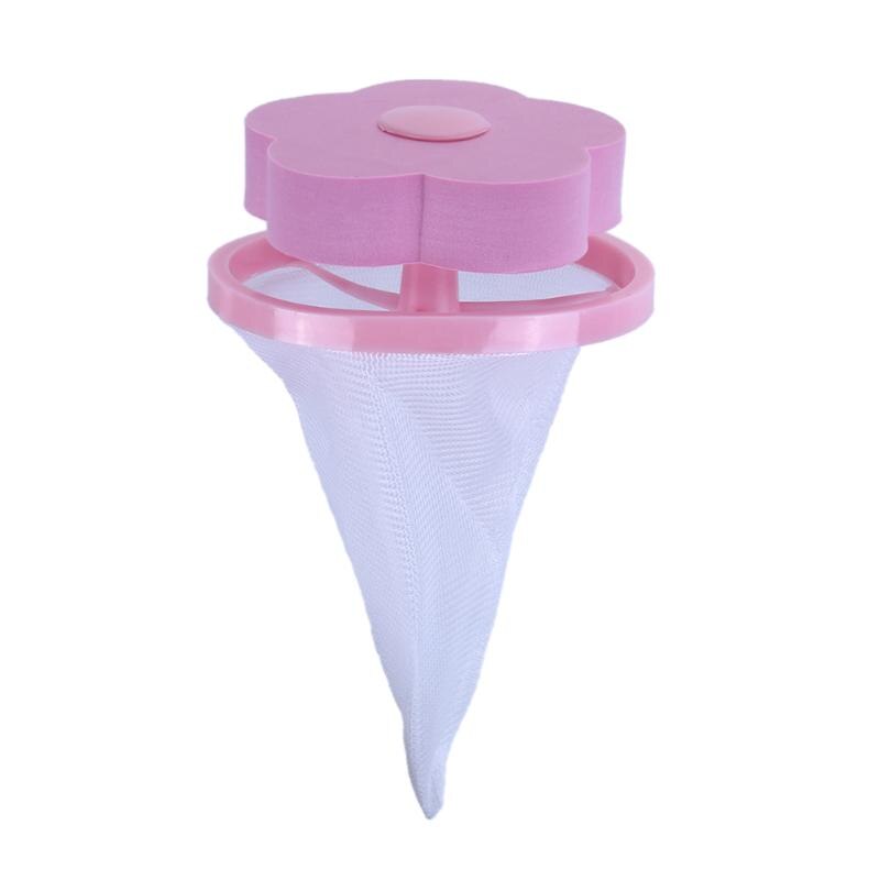 Flower Shape Mesh Filter Bag Laundry Ball Floating Washing Machine Filtration Hair Removal Device House Cleaning Tools