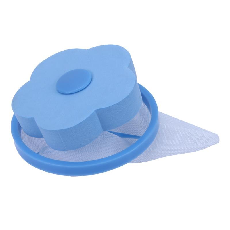 Flower Shape Mesh Filter Bag Laundry Ball Floating Washing Machine Filtration Hair Removal Device House Cleaning Tools