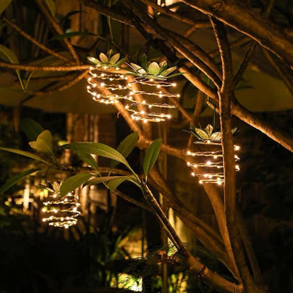 Solar -powered garden lighting