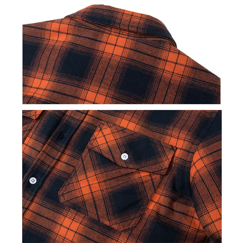 (50% off) Erichy™ - Men's Plaid Flannel Fleece Overshirt [Last Day Discount]