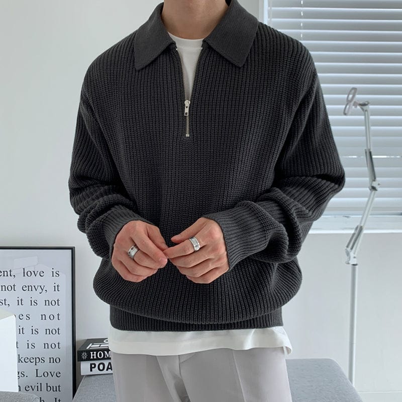 (50% off) Max™ - Half Zip Knitted Sweater [Last Day Discount]