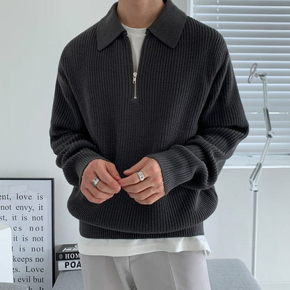 Knitted men's sweater