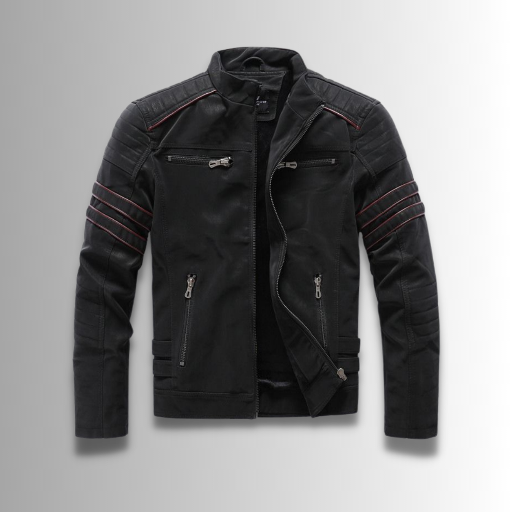 (50% off) Adam™ - Warm Leather Bomber Jacket [Last Day Discount]