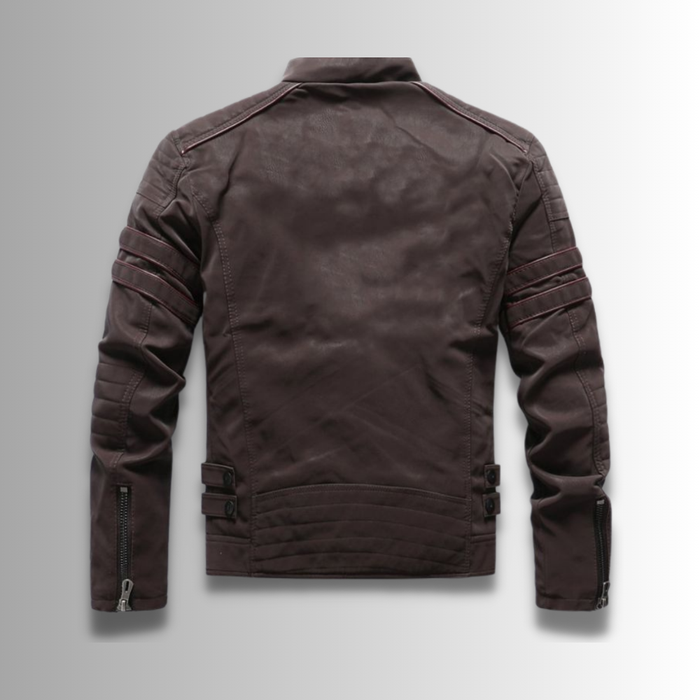 (50% off) Adam™ - Warm Leather Bomber Jacket [Last Day Discount]