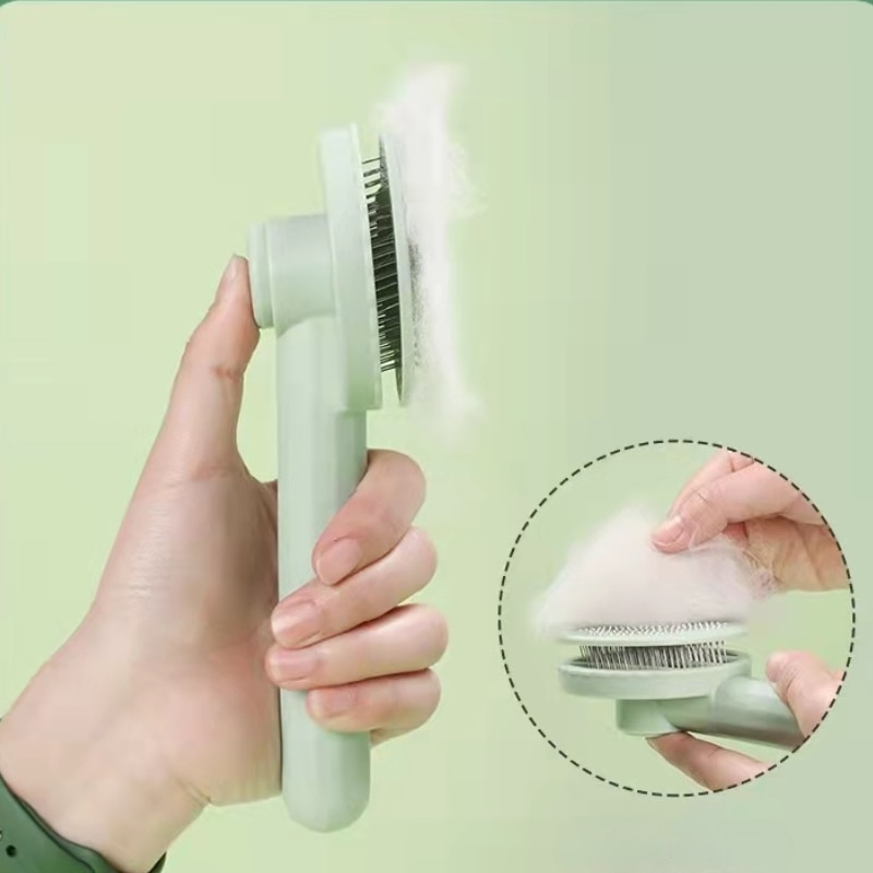 One-Click Pet Hair Brush/Remover