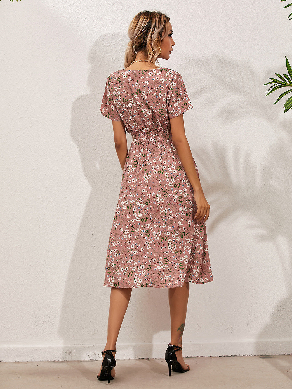 (50% off) FloralThreads™ - Elegant Floral Summer Dress [Last Day Discount]