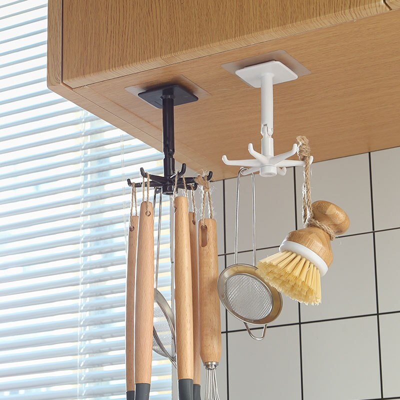 Rotatable kitchen shelf