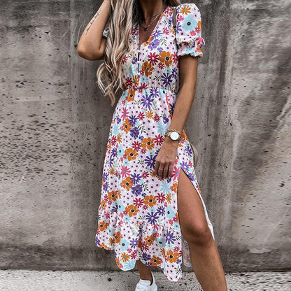 Floral pressure dress