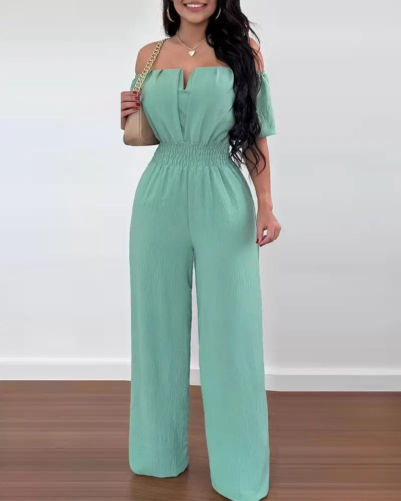 (50% off) Celeste™ - Glamorous Off-Shoulder Jumpsuit [Last Day Discount]