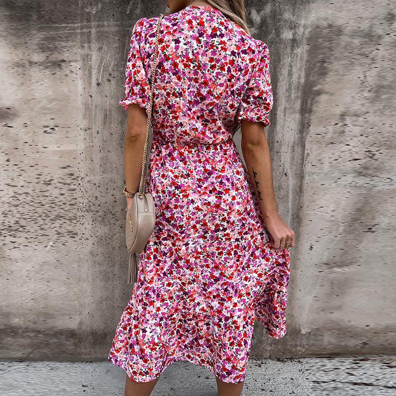 Floral pressure dress