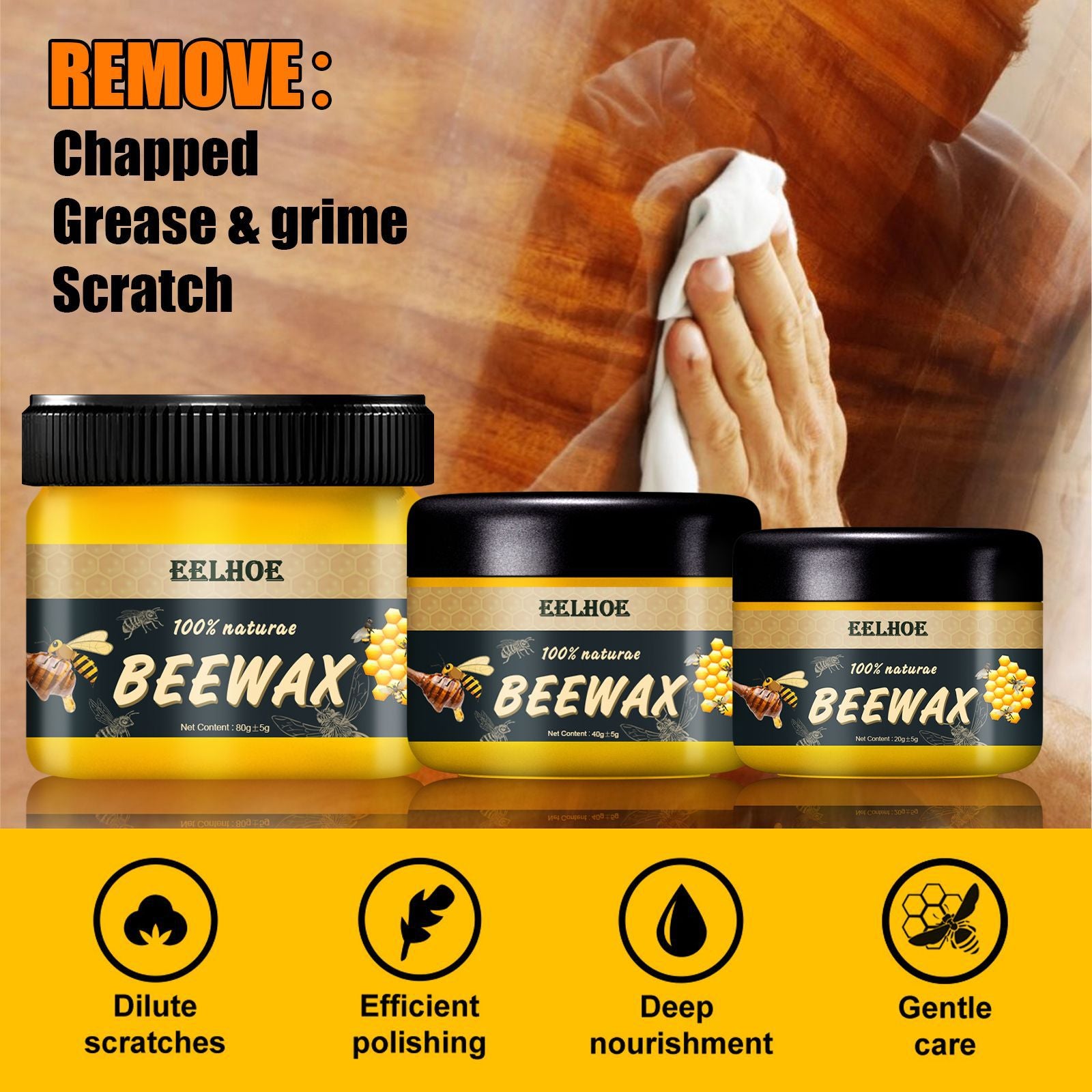 Beewax™ the best wood restorer【Last day discount】