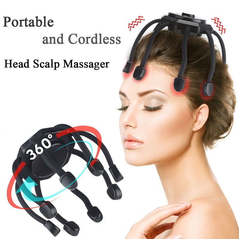 (50% off) OctoMassage™ - Electric Head Massager [Last Day Discount] 