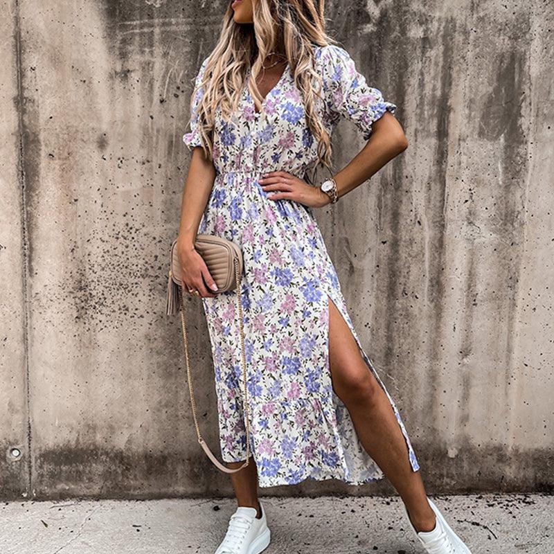 Floral pressure dress