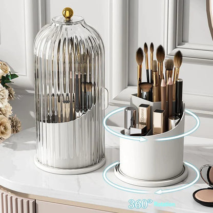 360 ° rotatable makeup organizer