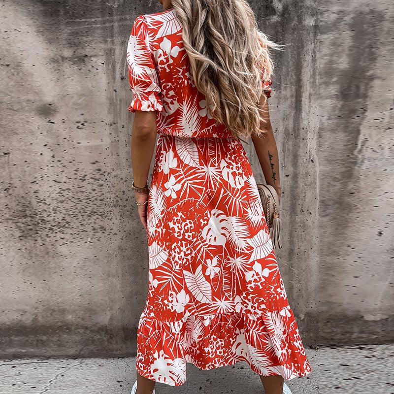 Floral pressure dress