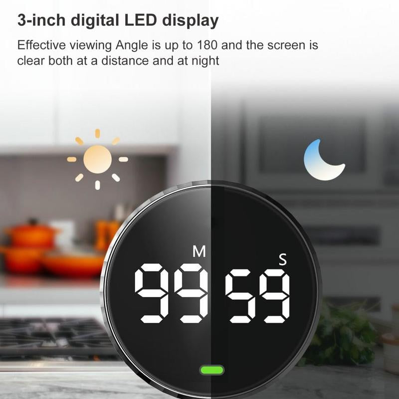 Magnetic LED Digital Kitchen Timer