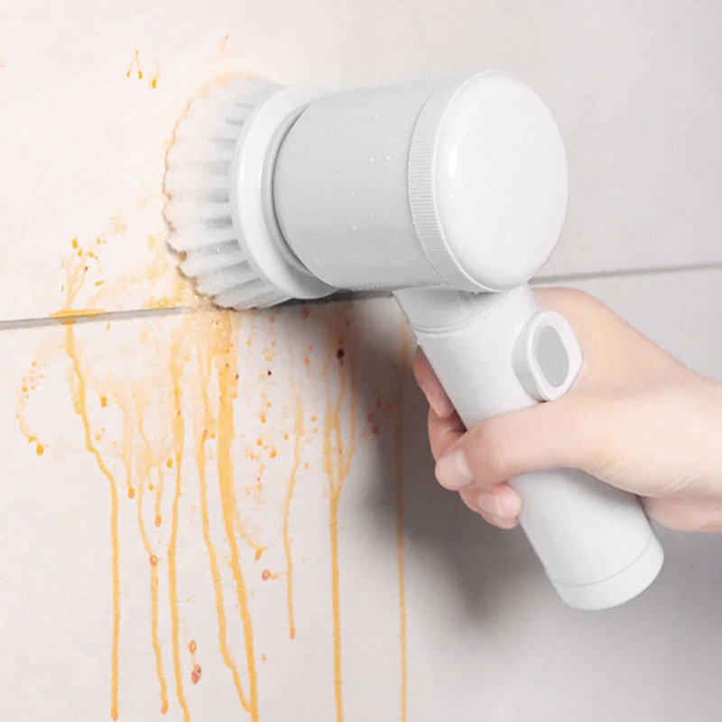 Electric Hand Scrubber Brush - 3 Heads Included 【Last Day Discount】