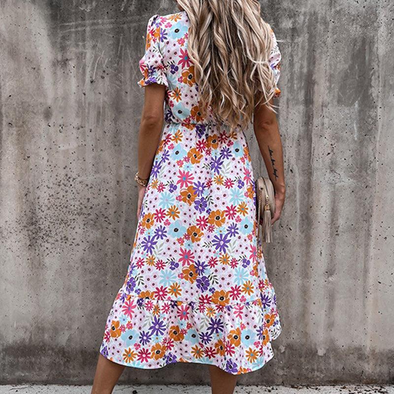 Floral pressure dress