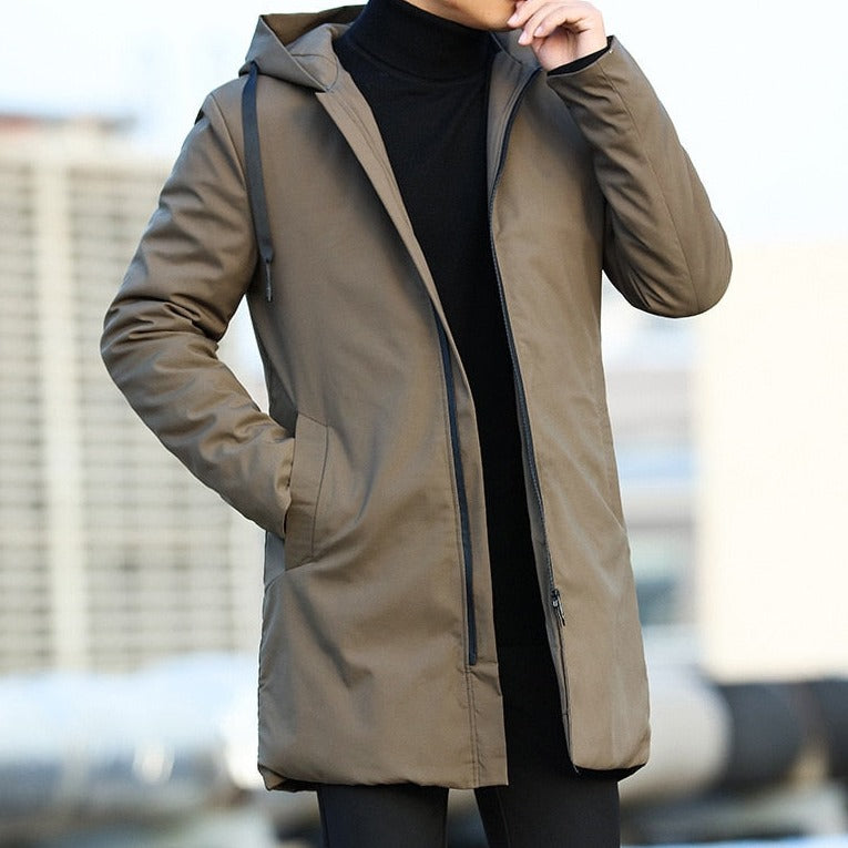 Feeded men's coat