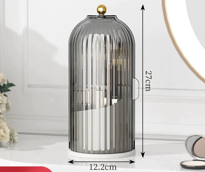 360 ° rotatable makeup organizer