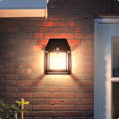 Waterproof solar wall lamp