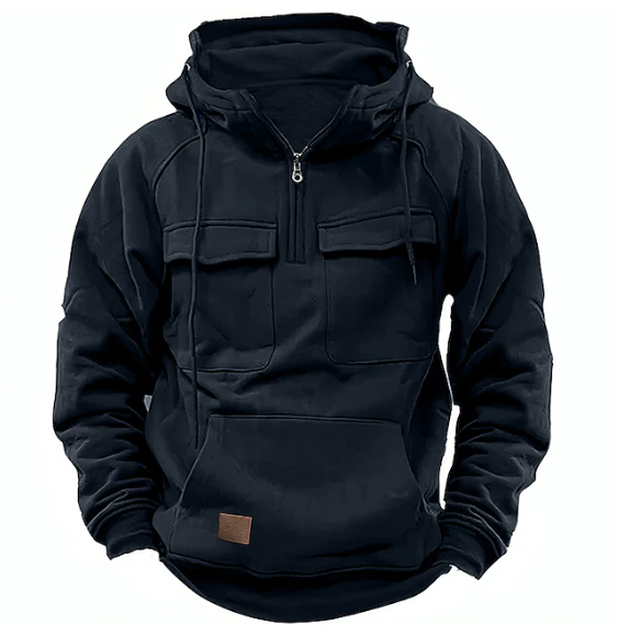 (50% off) Famy™ - Men's Casual Quarter Zip Hoodie [Last Day Discount]