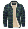 (50% off) Erichy™ - Men's Plaid Flannel Fleece Overshirt [Last Day Discount]