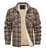 (50% off) Erichy™ - Men's Plaid Flannel Fleece Overshirt [Last Day Discount]